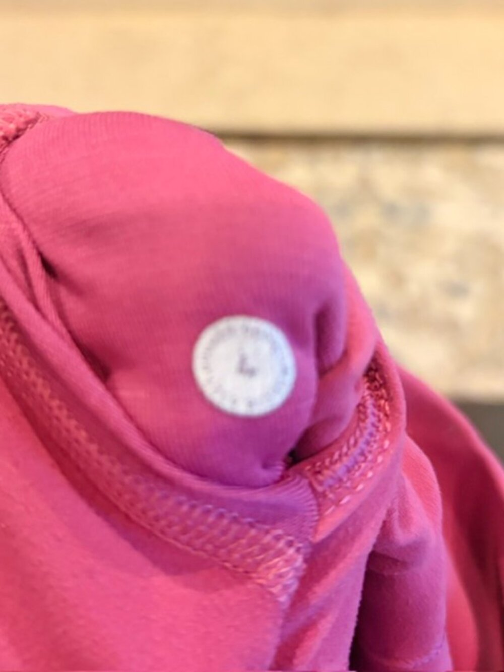 Lululemon Fleece Lined Leggings Size 4 Color Raspberry - Picture 4 of 4